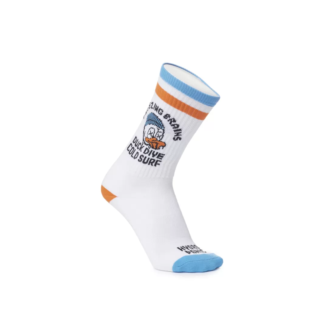Hydroponic Calcetines>Calcetines DUCK White