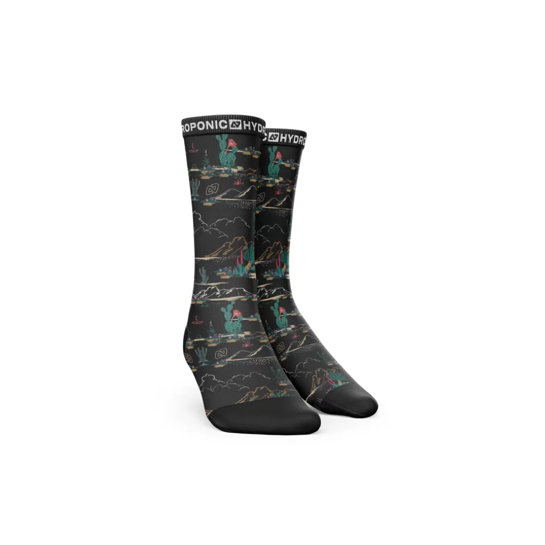Hydroponic Calcetines>Calcetines FLAGSHIP Cacti Black