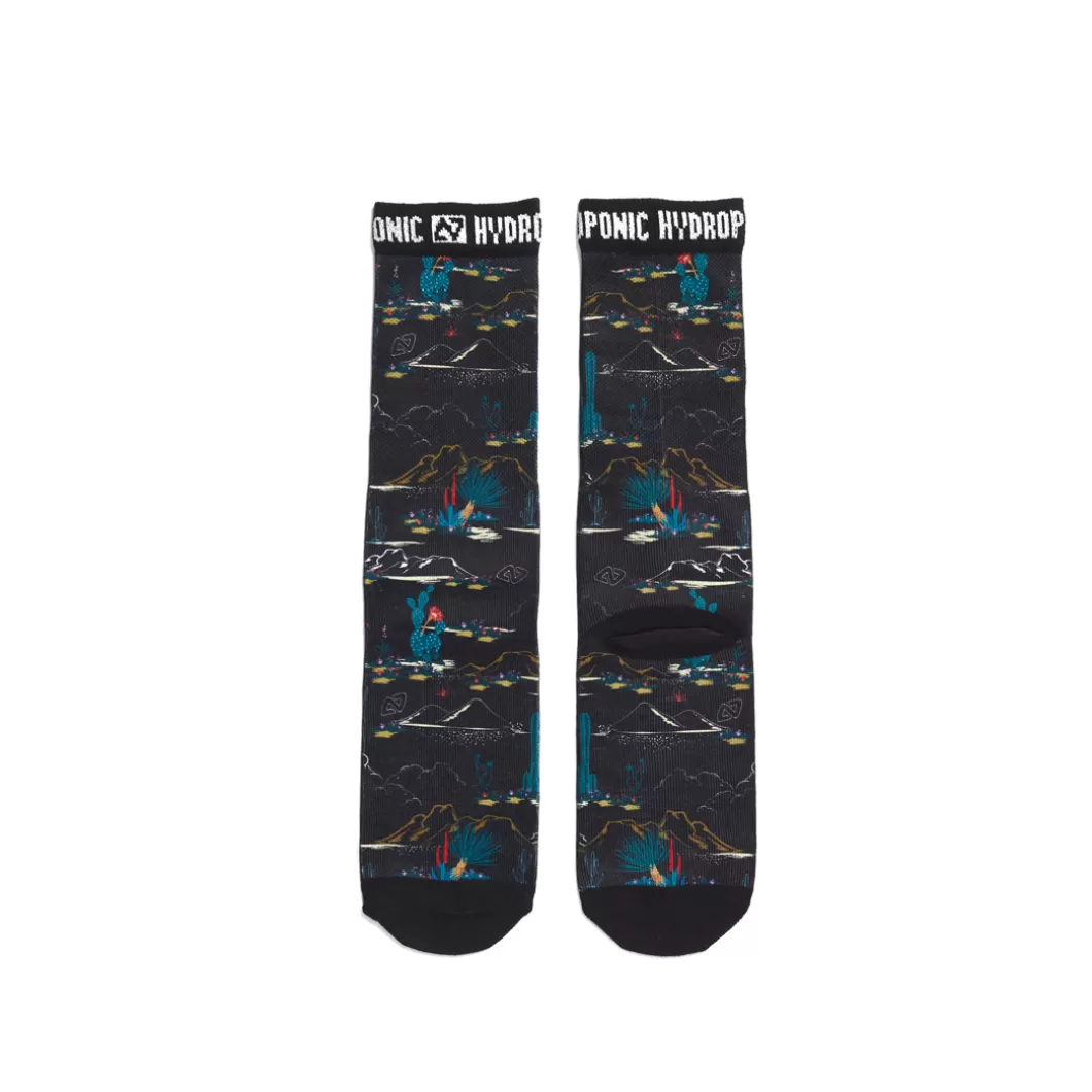 Hydroponic Calcetines>Calcetines FLAGSHIP Cacti Black