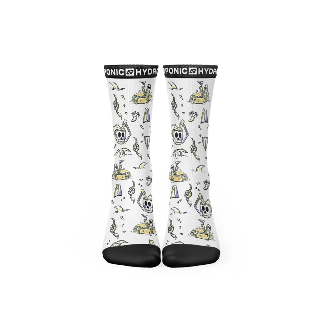 Hydroponic Calcetines>Calcetines FLAGSHIP Islands White