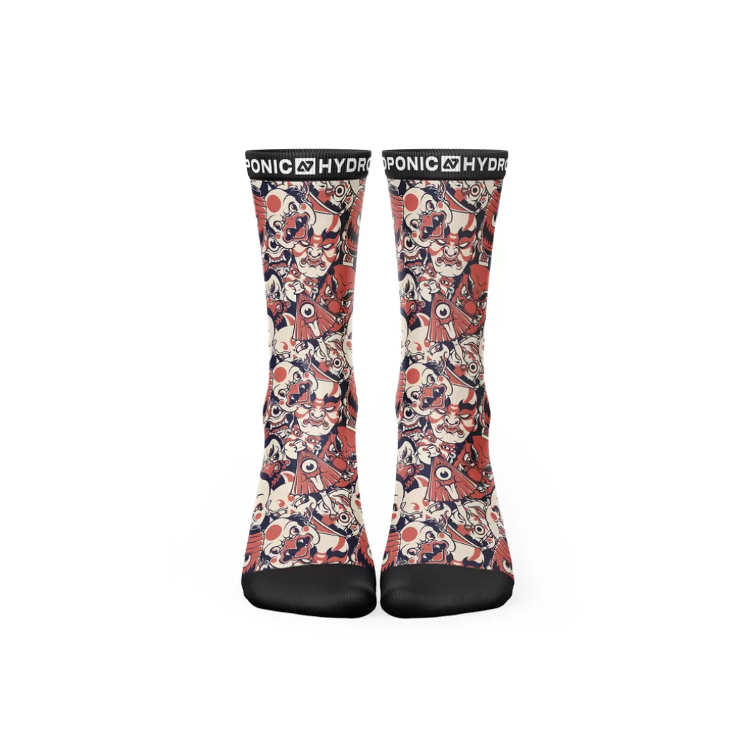 Hydroponic Calcetines>Calcetines FLAGSHIP Japan Red
