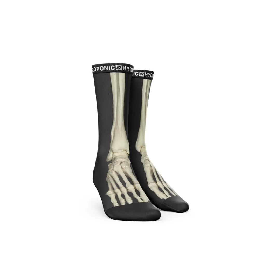 Hydroponic Calcetines>Calcetines FLAGSHIP Skeleton Black