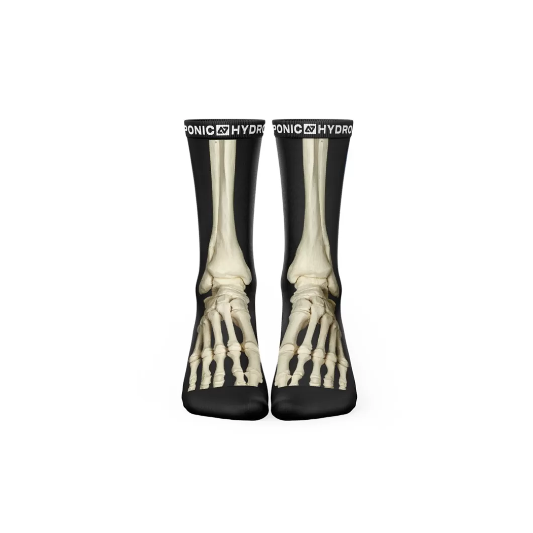Hydroponic Calcetines>Calcetines FLAGSHIP Skeleton Black