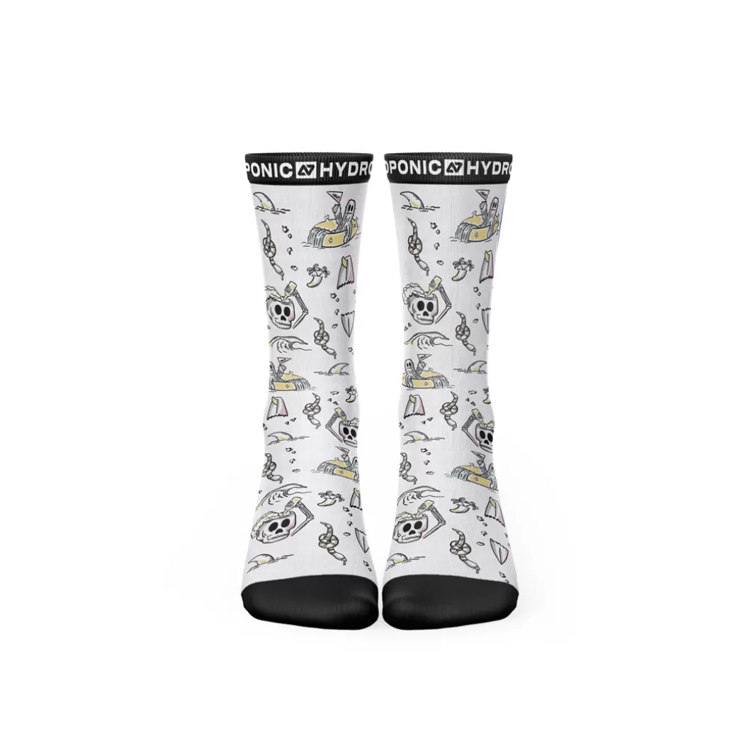 Hydroponic Calcetines>Calcetines FLAGSHIP White Island