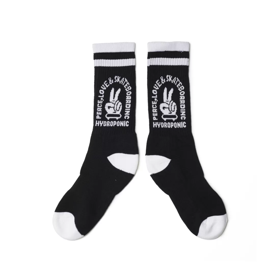 Hydroponic Calcetines>Calcetines PEACE Black