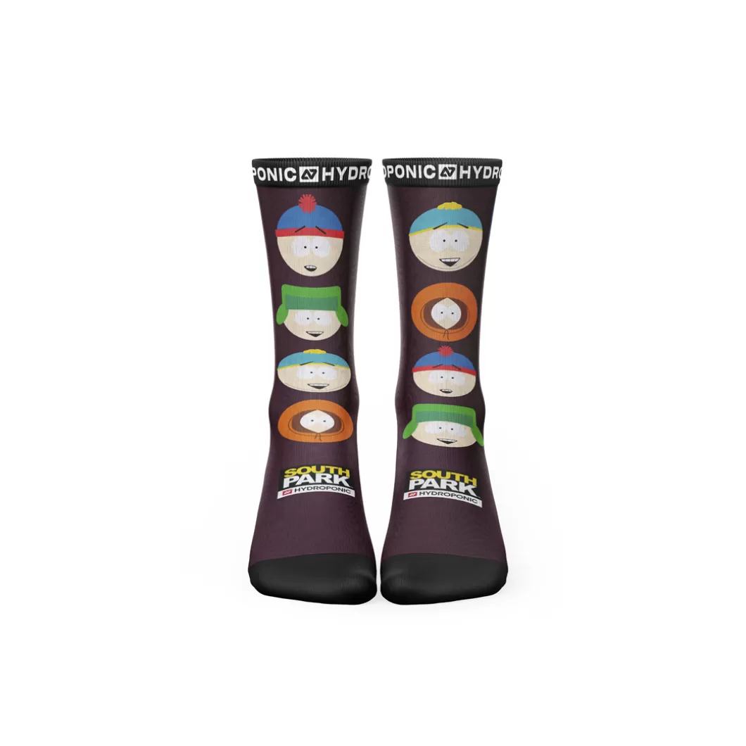 Hydroponic Calcetines | South Park Colabo>Calcetines SOUTH PARK Big Heads Burgundy