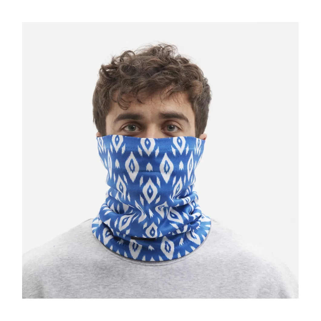 Hydroponic Calentadores De Cuello>Calentador De Cuello NECK Ikat Blue