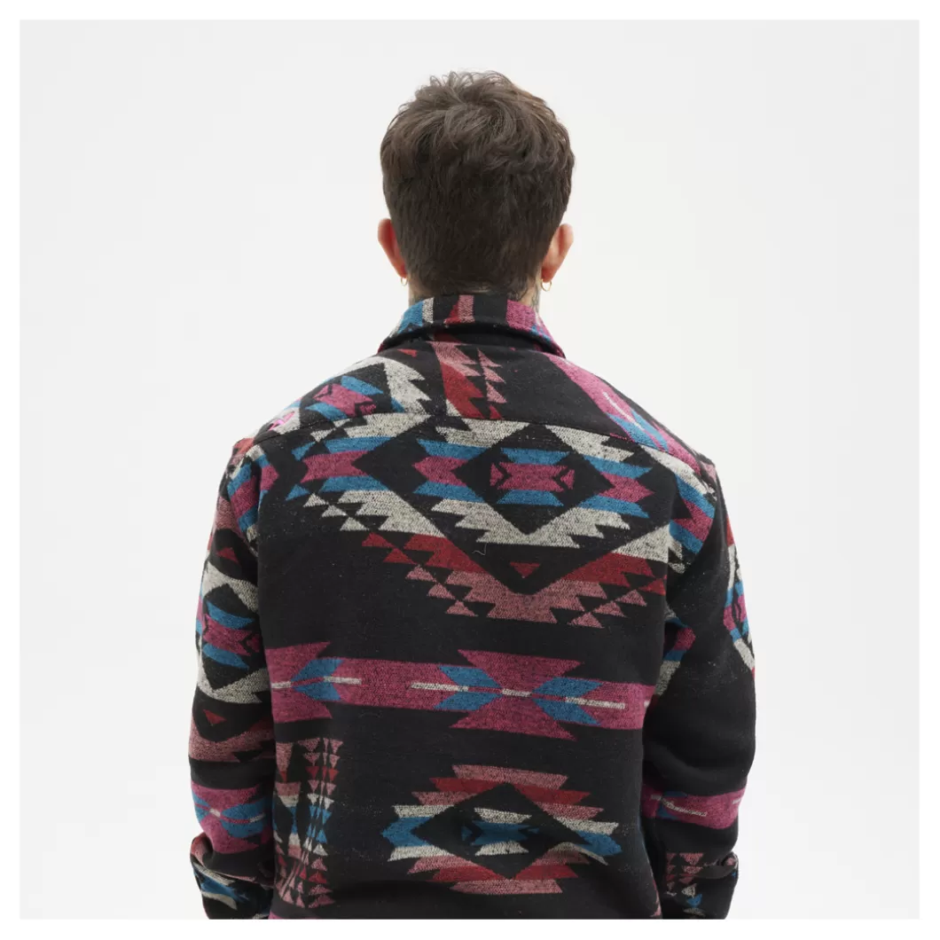 Hydroponic Chaquetas | Camisas>Camisa - Chaqueta AZTEC Black Vivid Aztec