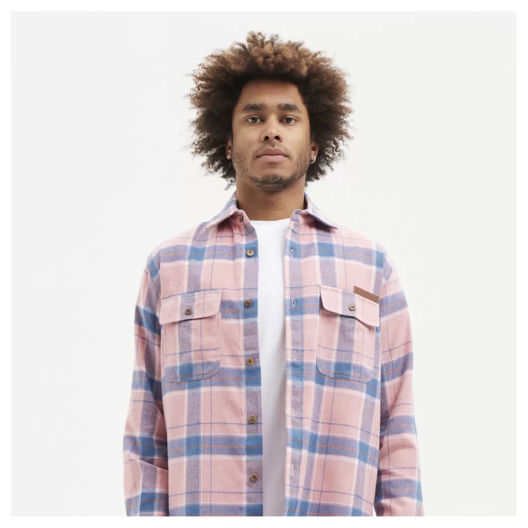 Hydroponic Camisas>Camisa FLAMINGO Pink Check
