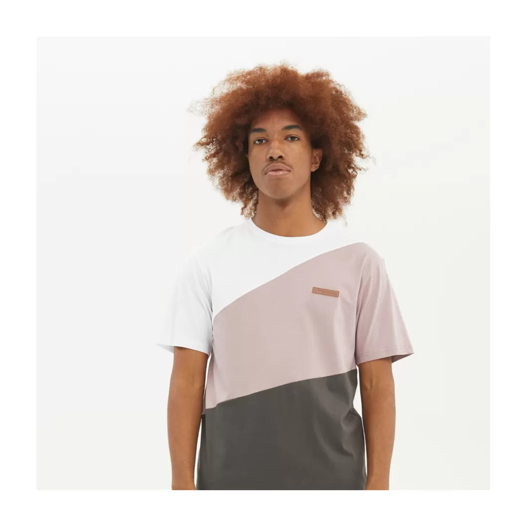 Hydroponic Camisetas>Camiseta CRYSTAL White / Rose / Charcoal