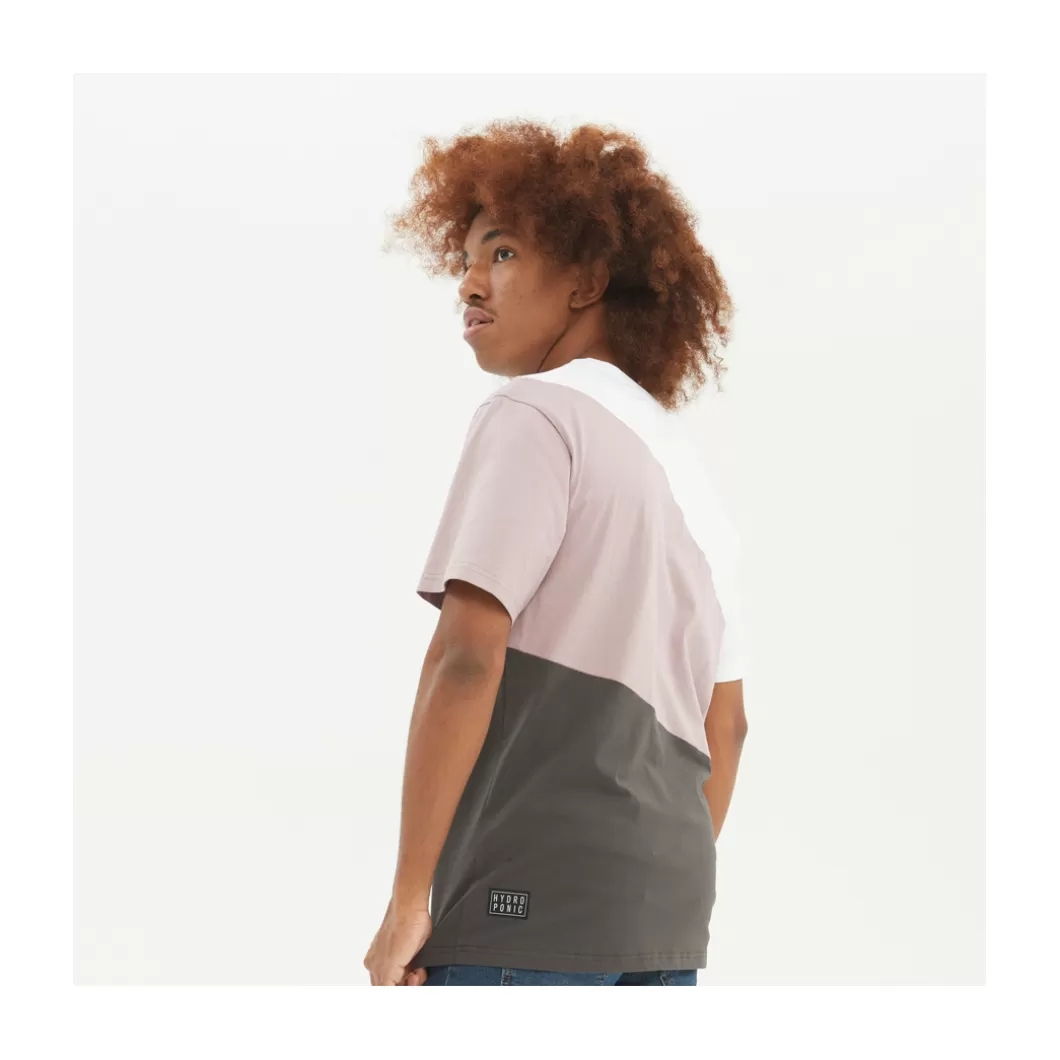 Hydroponic Camisetas>Camiseta CRYSTAL White / Rose / Charcoal