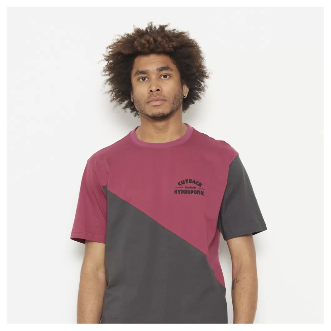 Hydroponic Camisetas>Camiseta CUTBACK Anemone / Charcoal / Black