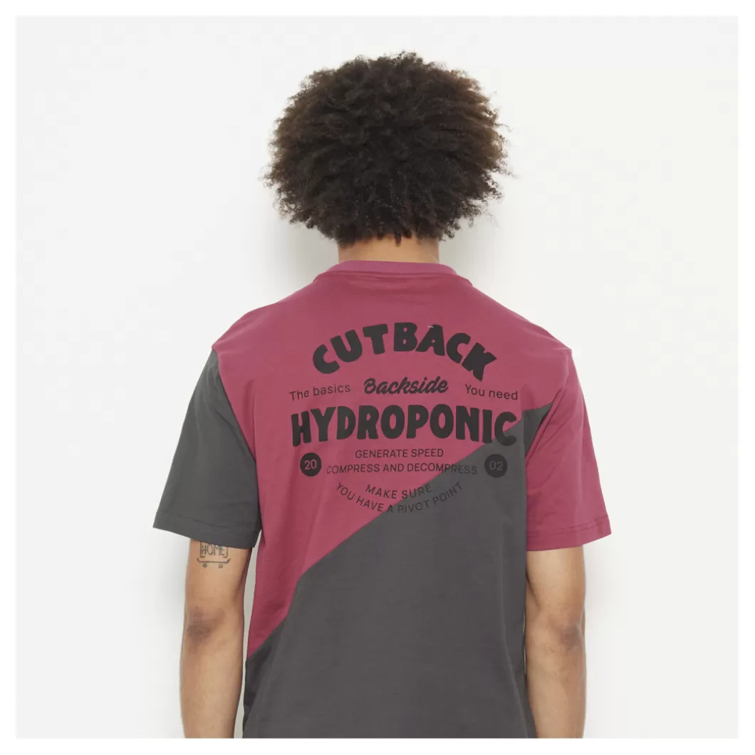 Hydroponic Camisetas>Camiseta CUTBACK Anemone / Charcoal / Black