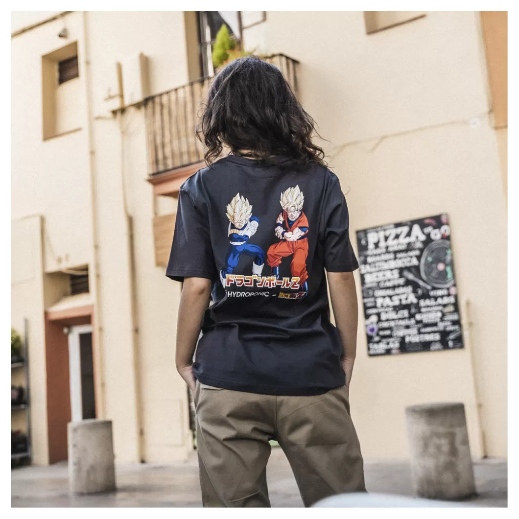 Hydroponic Dragon Ball Z Colabo | Camisetas>Camiseta DBZ SAIYAN 2 Charcoal