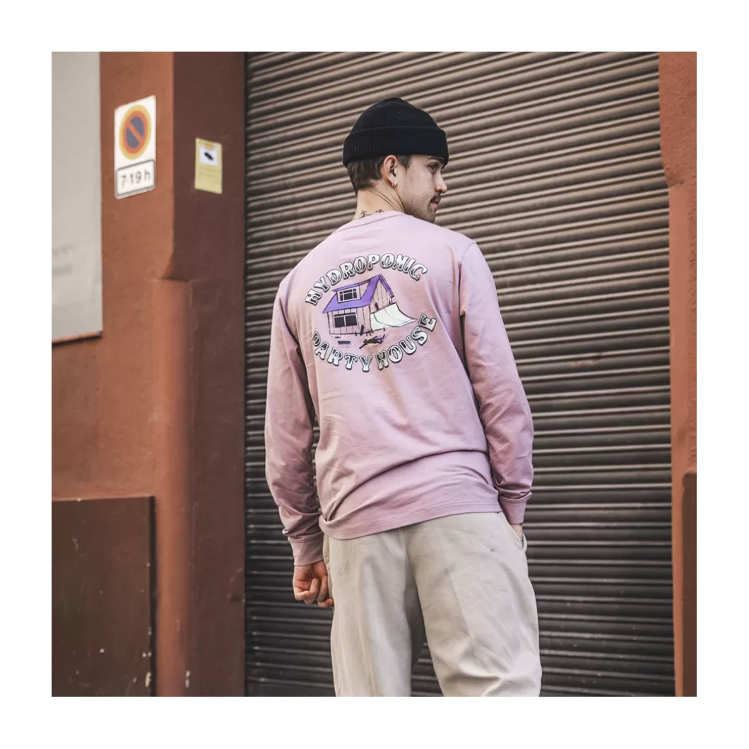 Hydroponic Camisetas Manga Larga>Camiseta De Manga Larga PARTY HOUSE Misty Rose