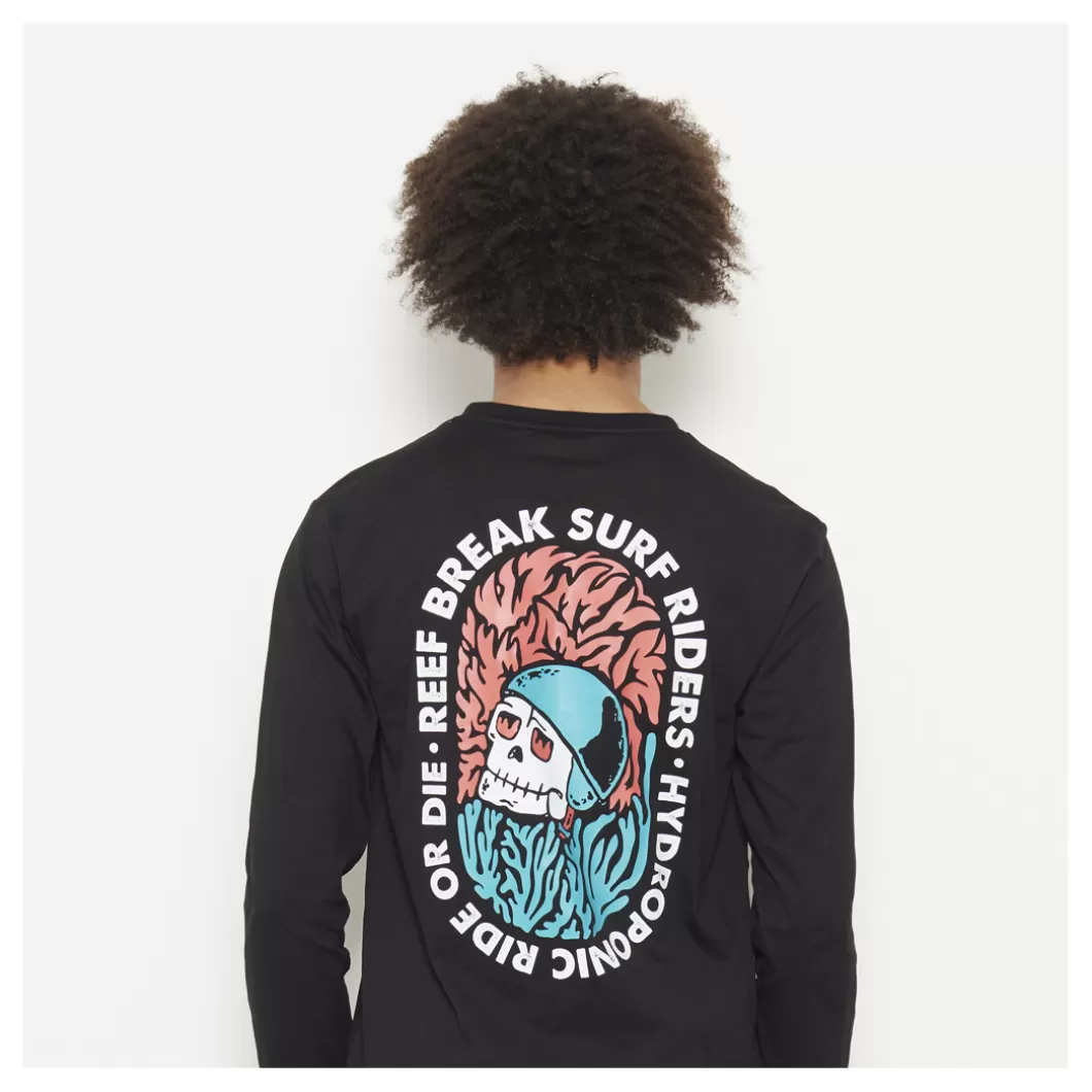Hydroponic Camisetas Manga Larga>Camiseta De Manga Larga REEF Black