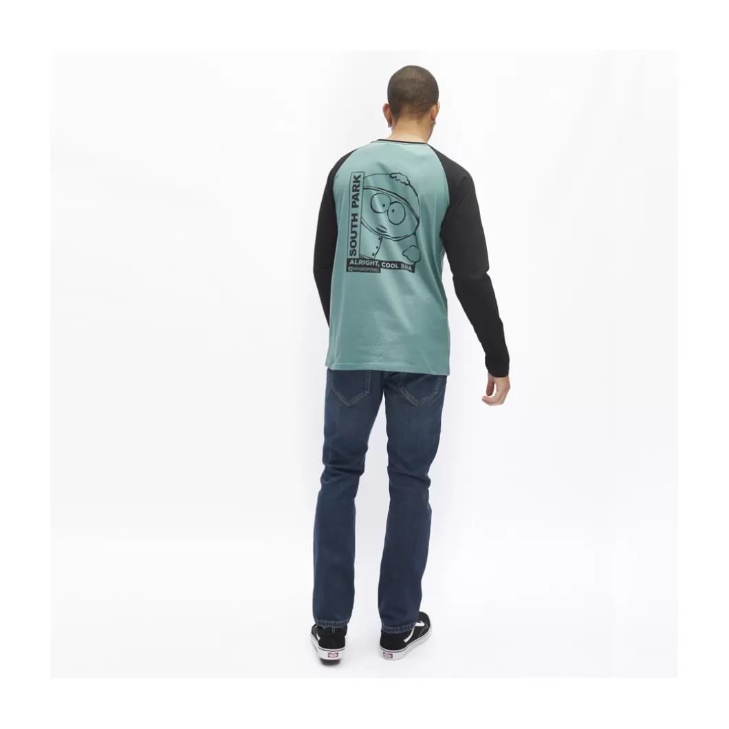 Hydroponic South Park Colabo | Outlet Ropa>Camiseta De Manga Larga SOUTH PARK CARTMAN ALRIGHT Black / Jade