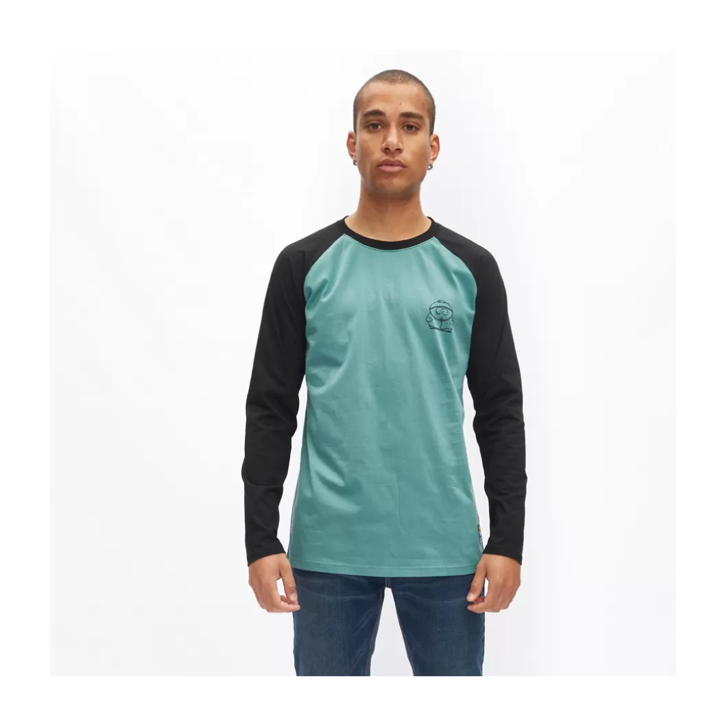 Hydroponic South Park Colabo | Outlet Ropa>Camiseta De Manga Larga SOUTH PARK CARTMAN ALRIGHT Black / Jade