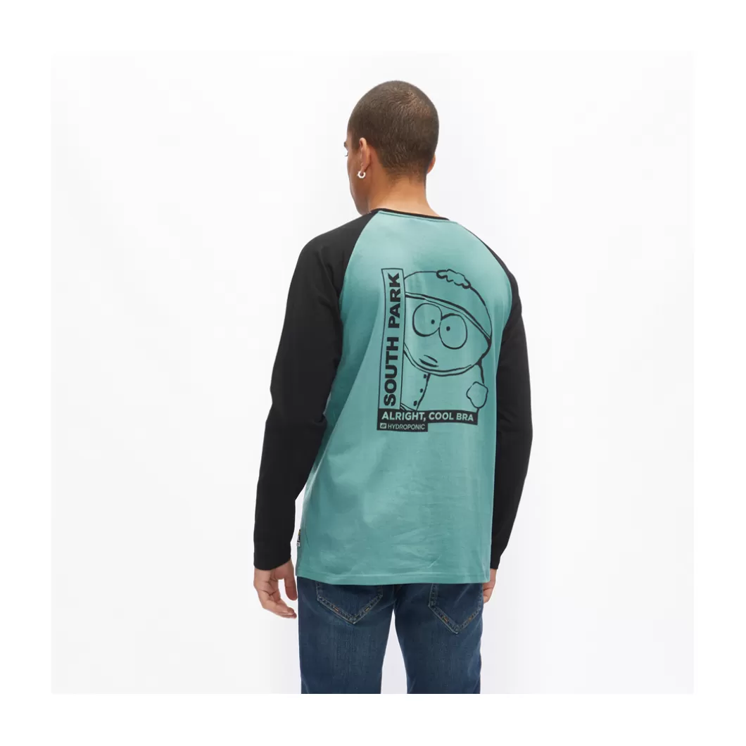 Hydroponic South Park Colabo | Outlet Ropa>Camiseta De Manga Larga SOUTH PARK CARTMAN ALRIGHT Black / Jade