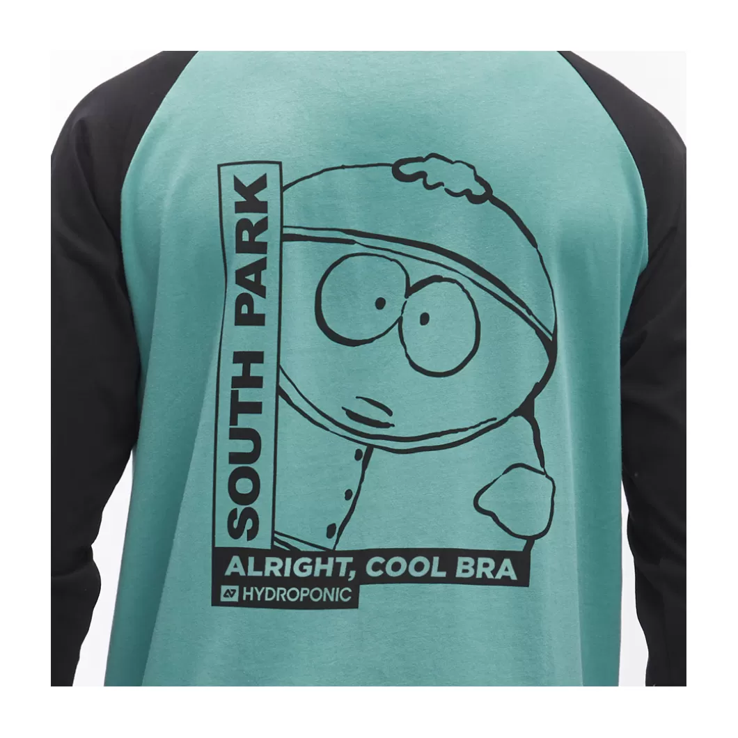 Hydroponic South Park Colabo | Outlet Ropa>Camiseta De Manga Larga SOUTH PARK CARTMAN ALRIGHT Black / Jade