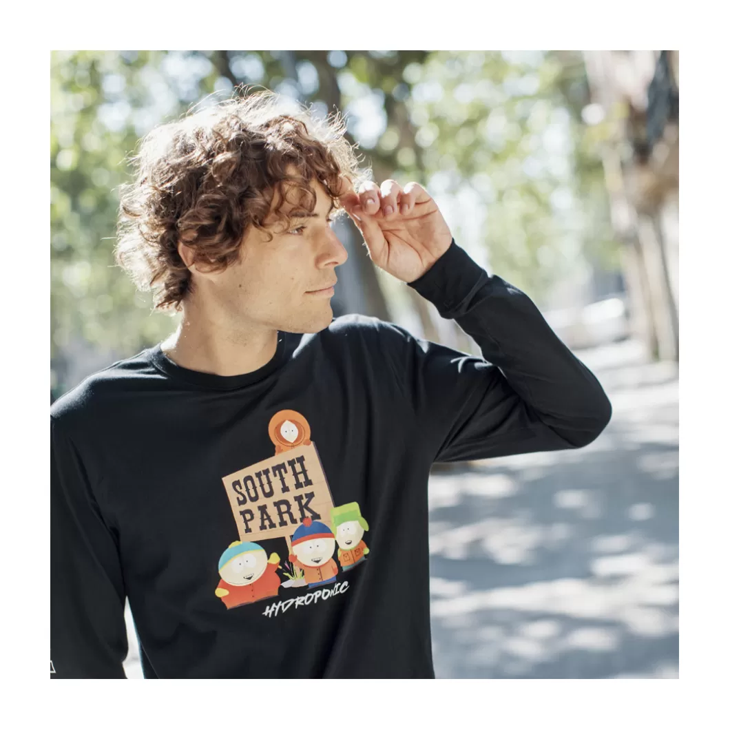 Hydroponic South Park Colabo | Outlet Ropa>Camiseta De Manga Larga SOUTH PARK GANG Black