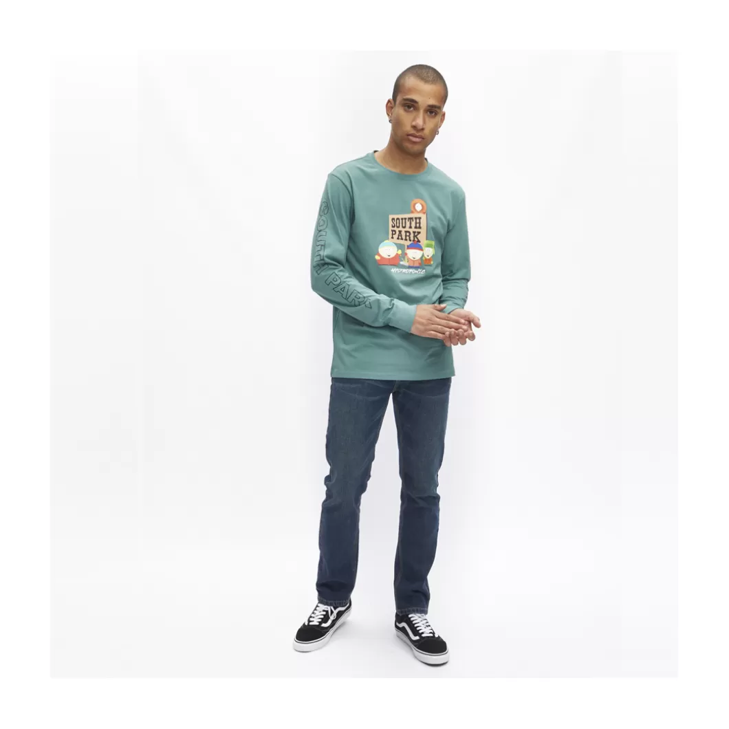 Hydroponic South Park Colabo | Outlet Ropa>Camiseta De Manga Larga SOUTH PARK GANG Jade