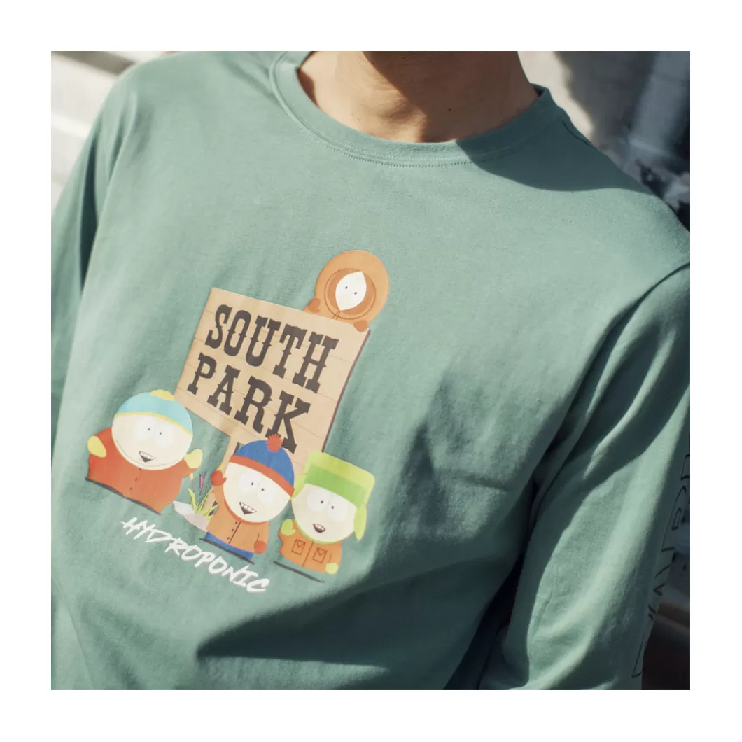 Hydroponic South Park Colabo | Outlet Ropa>Camiseta De Manga Larga SOUTH PARK GANG Jade
