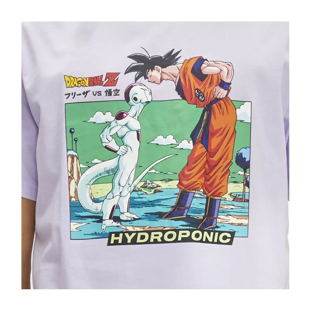 Hydroponic Dragon Ball Z Colabo | Camisetas>Camiseta DRAGON BALL Z FRIEZA VS GOKU Mauve