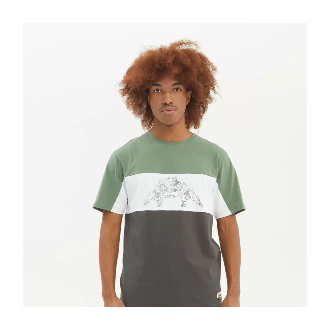 Hydroponic Dragon Ball Z Colabo | Camisetas>Camiseta DRAGON BALL Z GOHANKS Green / White / Charcoal