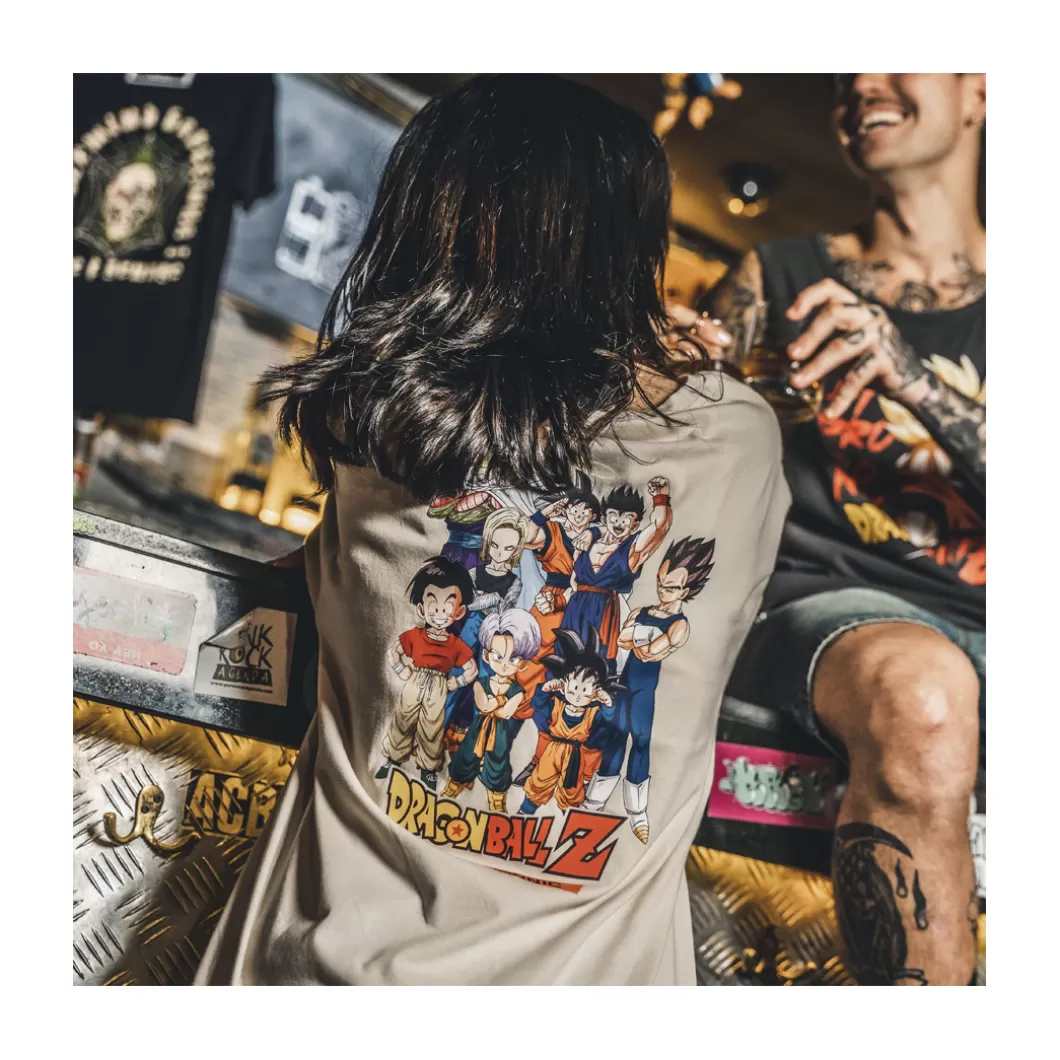 Hydroponic Dragon Ball Z Colabo | Camisetas>Camiseta DRAGON BALL Z GROUP Sand