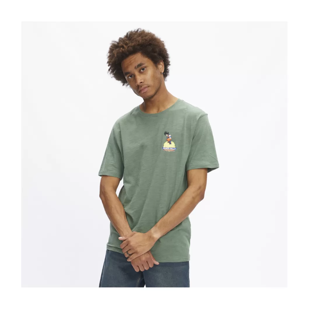 Hydroponic Dragon Ball Z Colabo | Camisetas>Camiseta DRAGON BALL Z KINTOUN Hedge Green