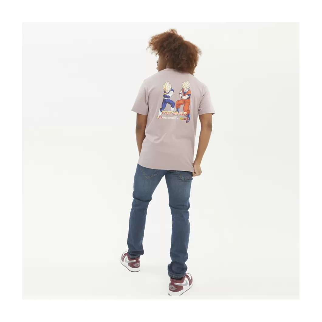 Hydroponic Dragon Ball Z Colabo | Camisetas>Camiseta DRAGON BALL Z SAIYAN 2 Misty Rose