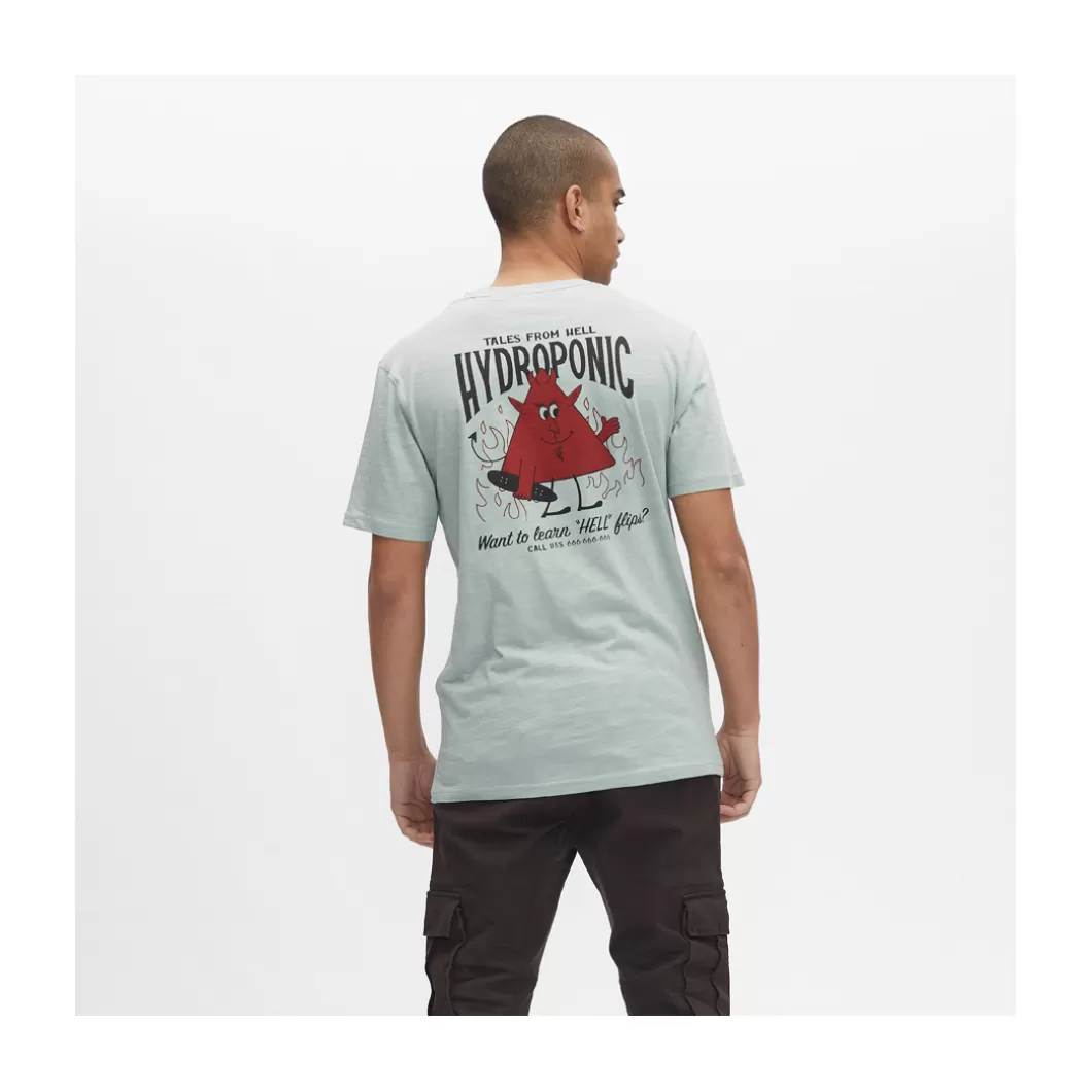 Hydroponic Outlet Ropa | Camisetas>Camiseta HELLFLIP Sage Green