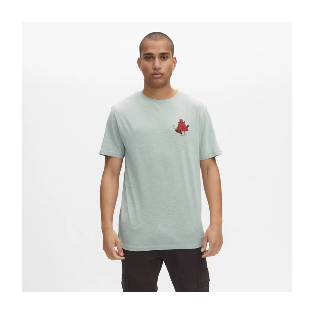 Hydroponic Outlet Ropa | Camisetas>Camiseta HELLFLIP Sage Green