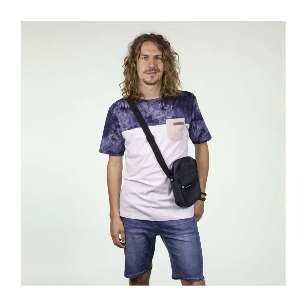 Hydroponic Outlet Ropa | Camisetas>Camiseta LOMAX Carbón Tie Dye / Blanco