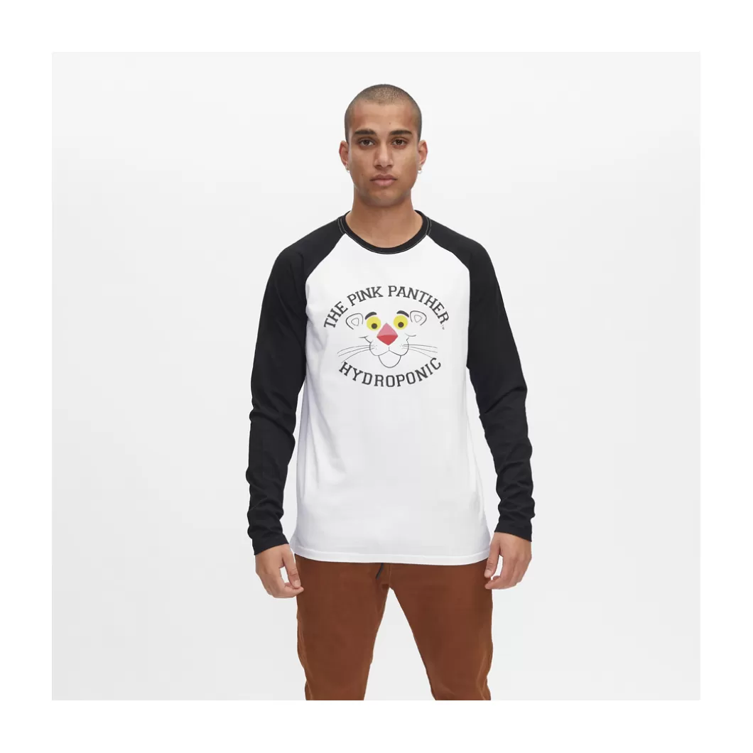 Hydroponic La Pantera Rosa Colabo | Outlet Ropa>Camiseta Manga Larga PINK SIMPLE Black / White