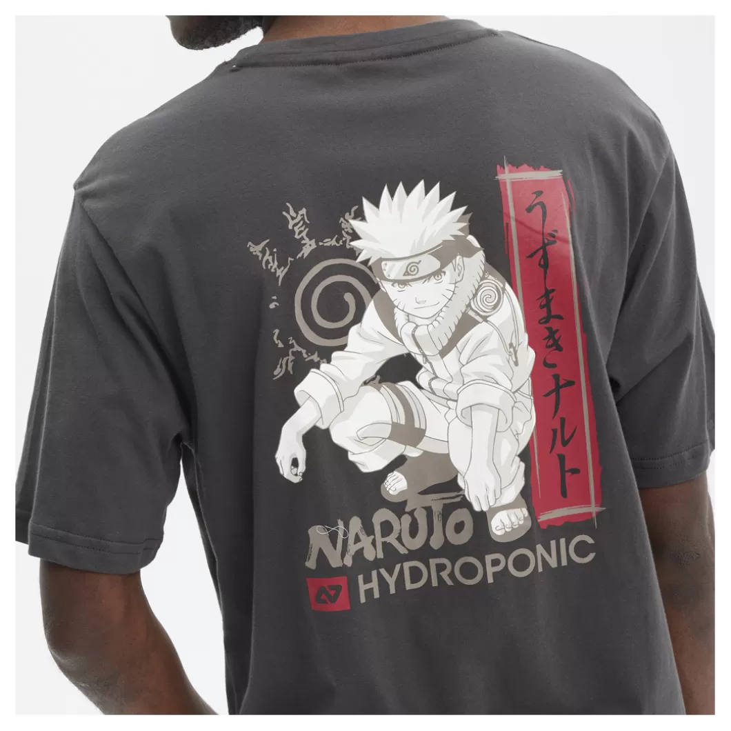 Hydroponic Naruto Colabo | Camisetas>Camiseta NARUTO Charcoal