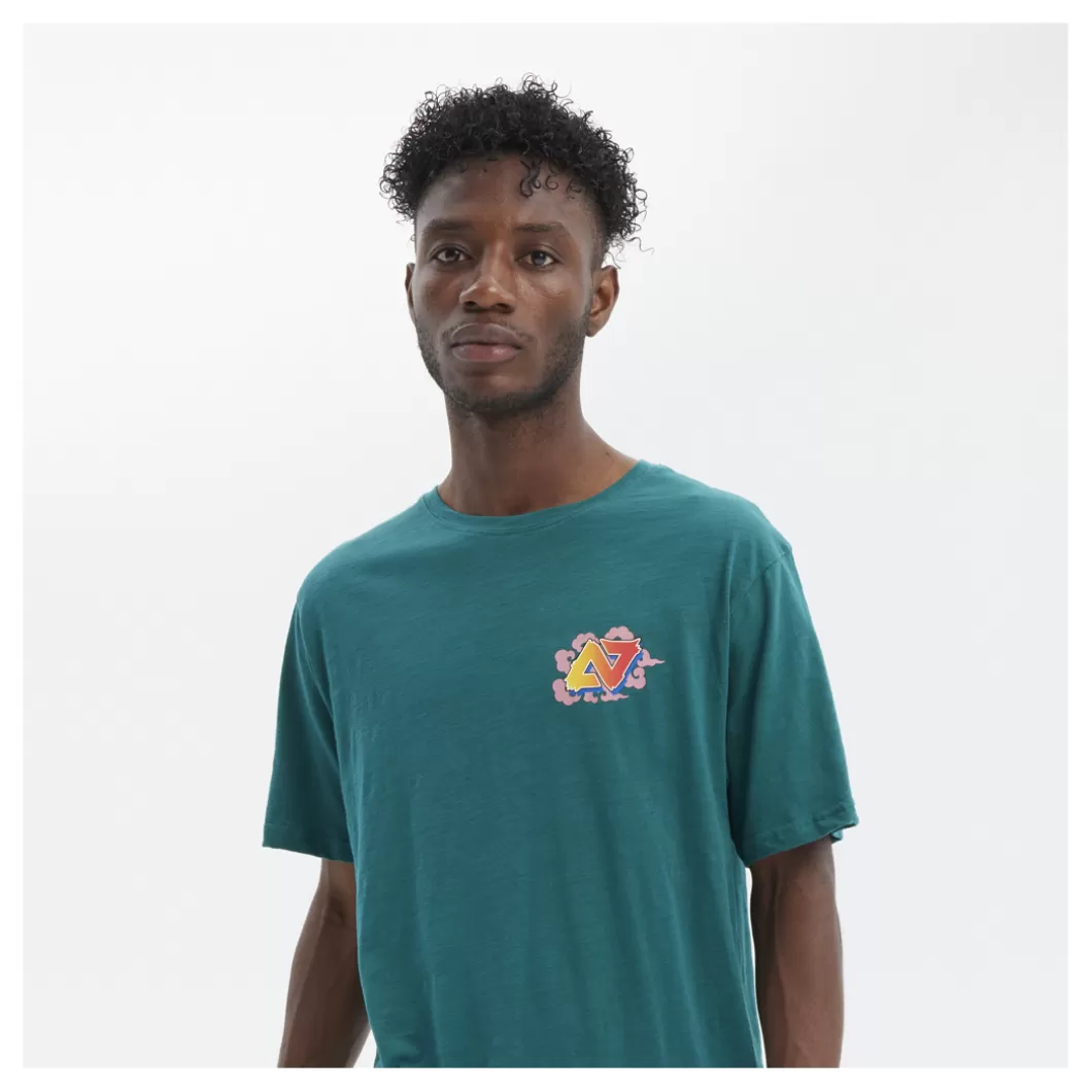 Hydroponic Naruto Colabo | Camisetas>Camiseta NARUTO GROUP Teal Green