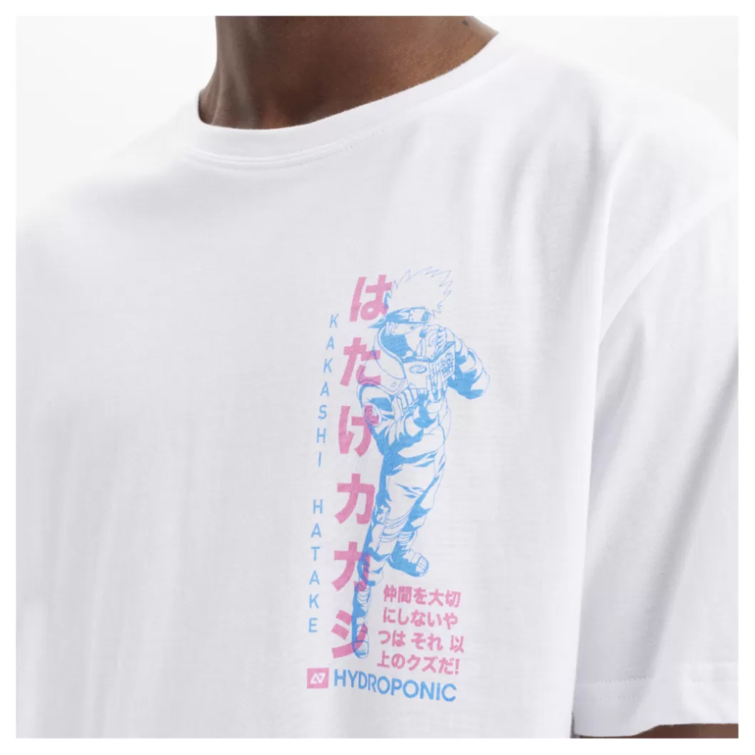 Hydroponic Naruto Colabo | Camisetas>Camiseta NARUTO KAKASHI White
