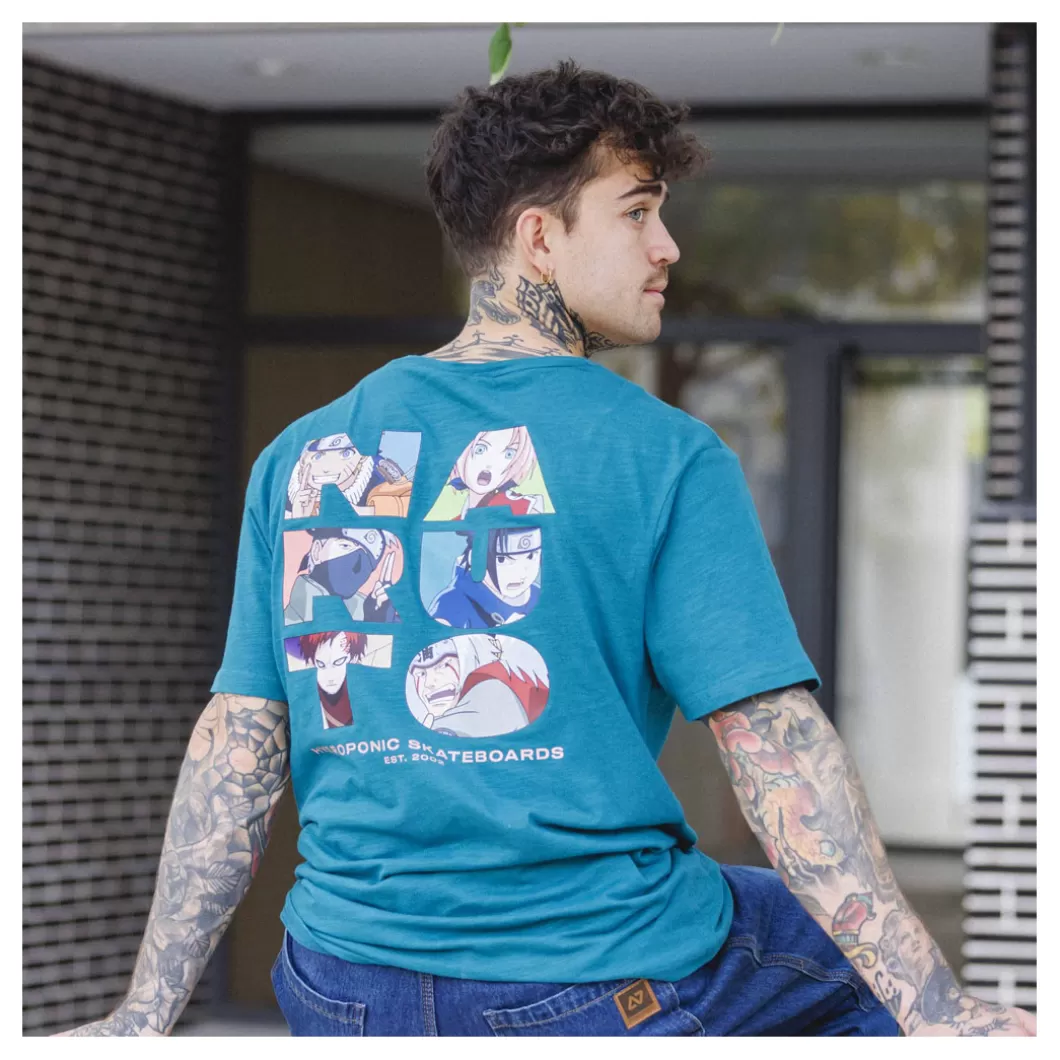 Hydroponic Naruto Colabo | Camisetas>Camiseta NARUTO TYPE Teal Green