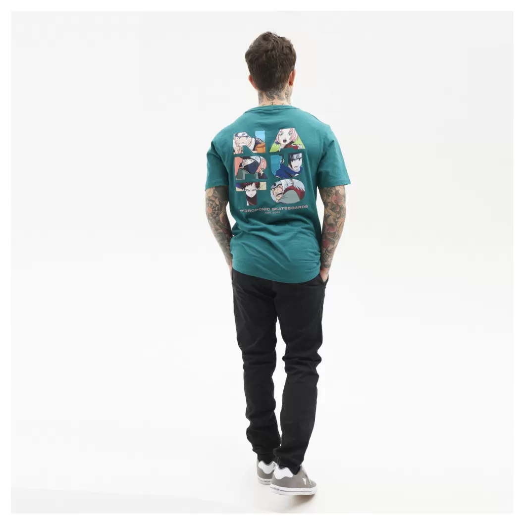 Hydroponic Naruto Colabo | Camisetas>Camiseta NARUTO TYPE Teal Green