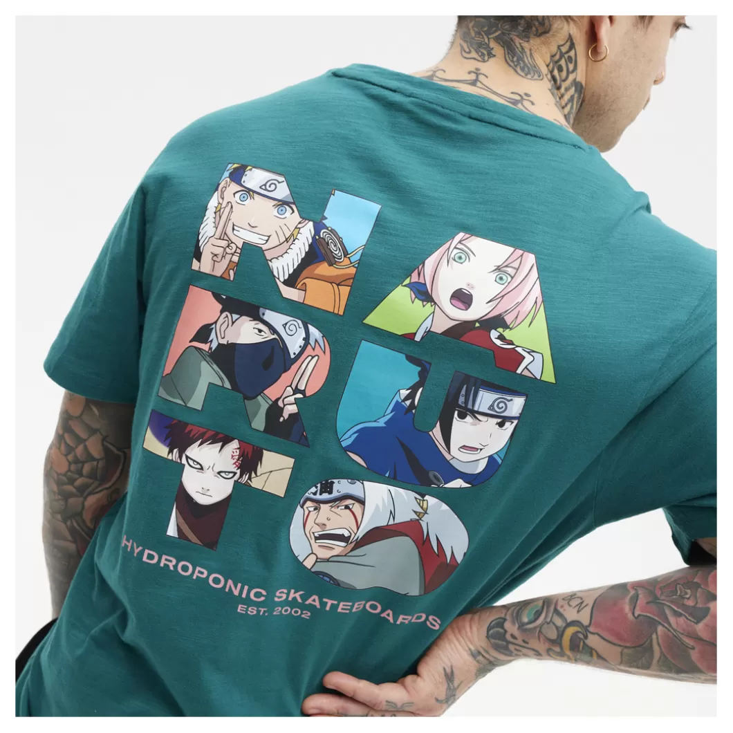 Hydroponic Naruto Colabo | Camisetas>Camiseta NARUTO TYPE Teal Green