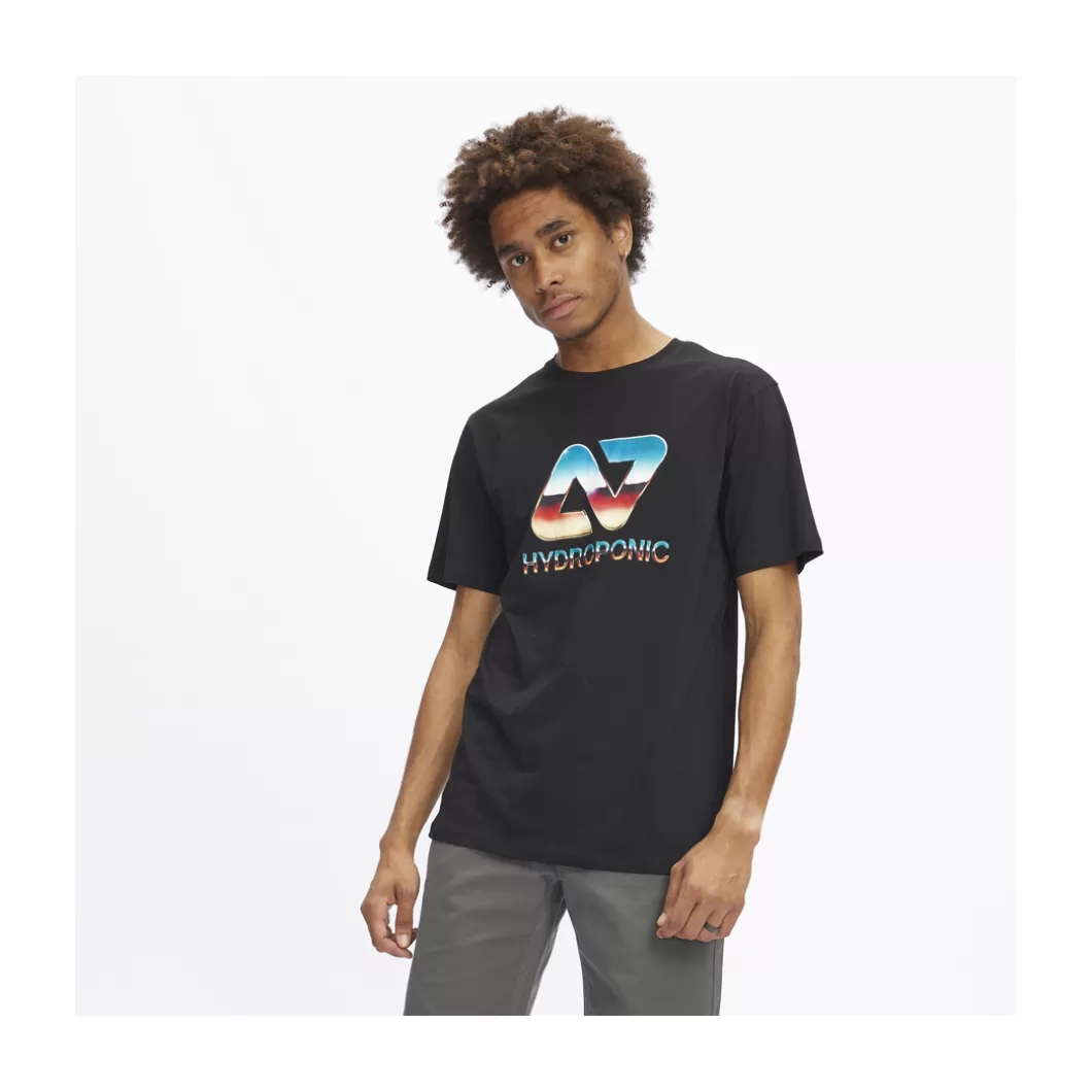 Hydroponic Camisetas Niño>Camiseta Niño CHROME Black