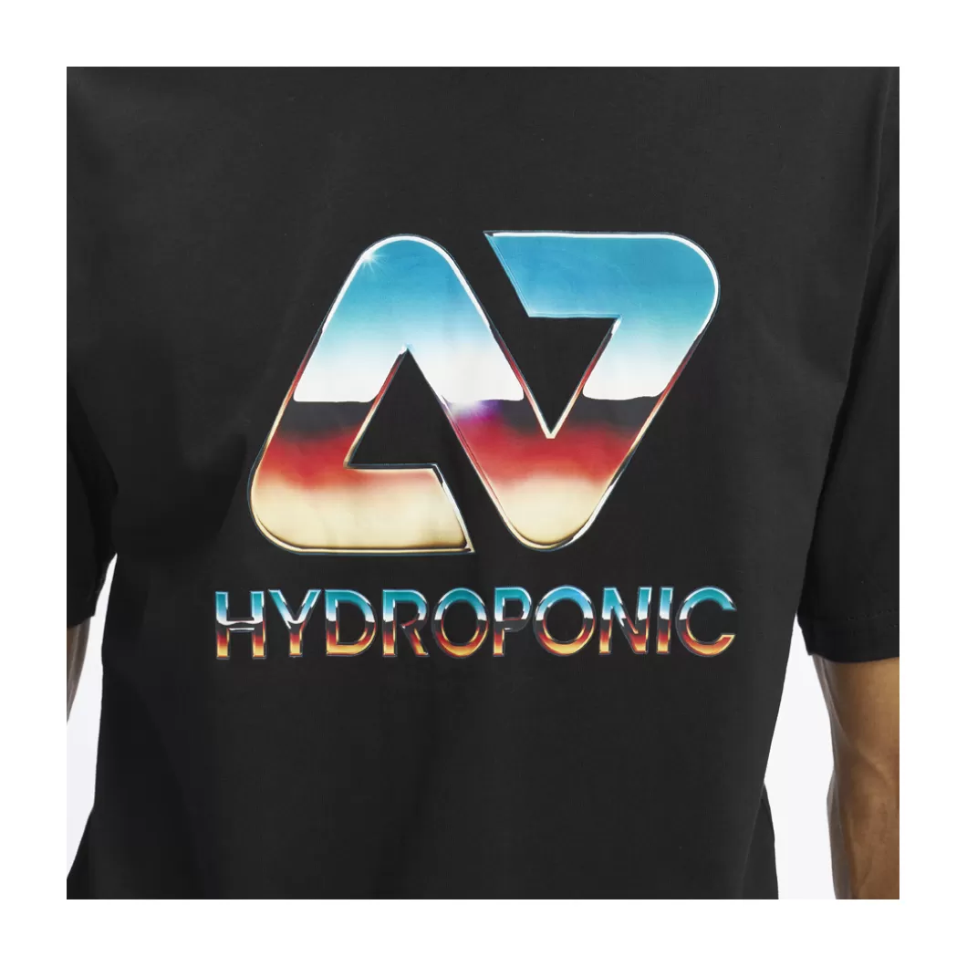 Hydroponic Camisetas Niño>Camiseta Niño CHROME Black