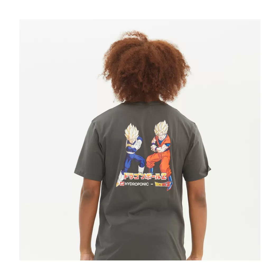 Hydroponic Camisetas Niño | Dragon Ball Z Colabo>Camiseta Niño DBZ SAIYAN 2 Charcoal