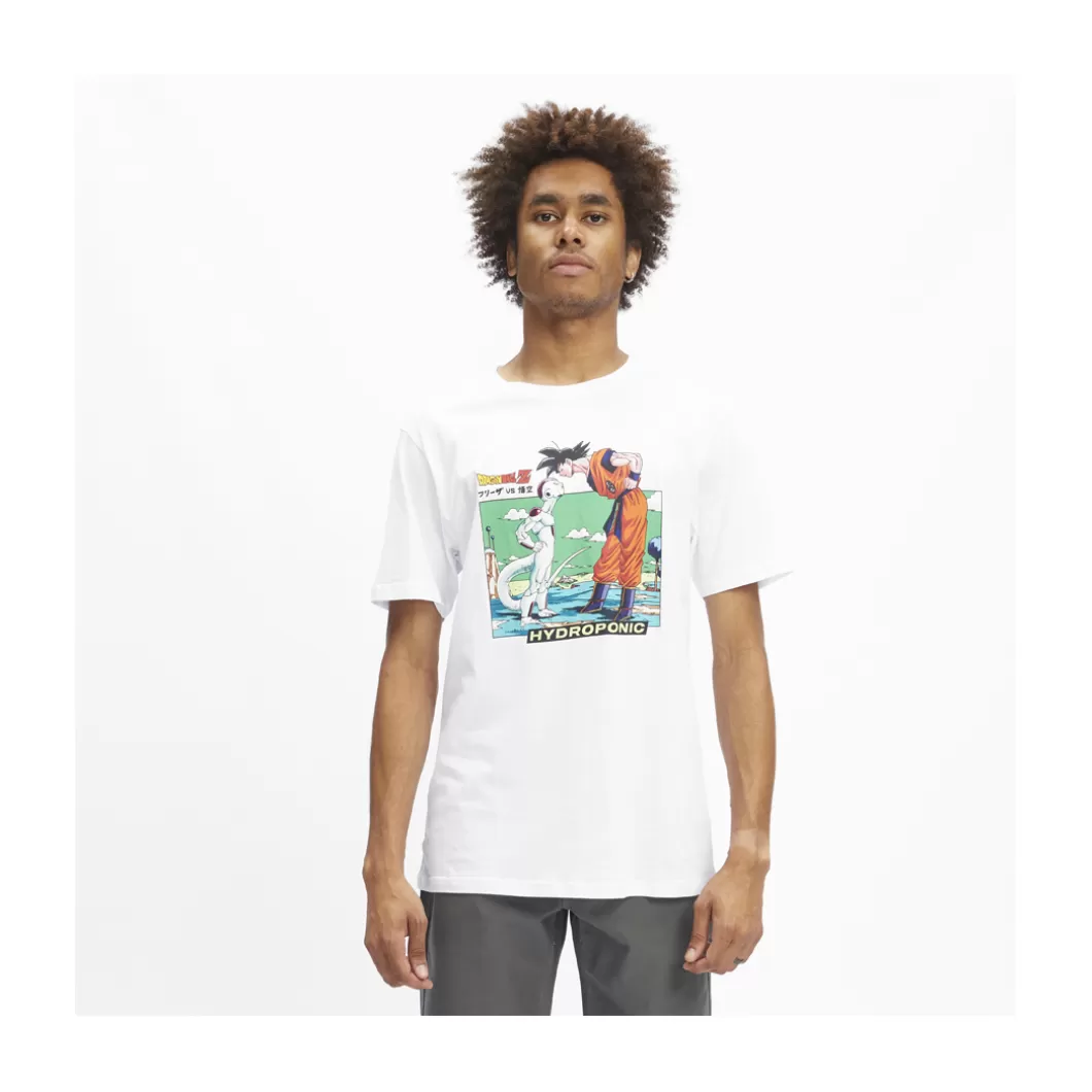 Hydroponic Camisetas Niño | Dragon Ball Z Colabo>Camiseta Niño DRAGON BALL Z FRIEZA VS GOKU White