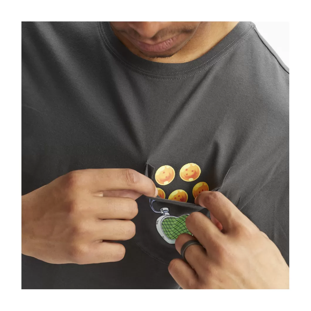 Hydroponic Camisetas Niño | Dragon Ball Z Colabo>Camiseta Niño DRAGON BALL Z RADAR Charcoal