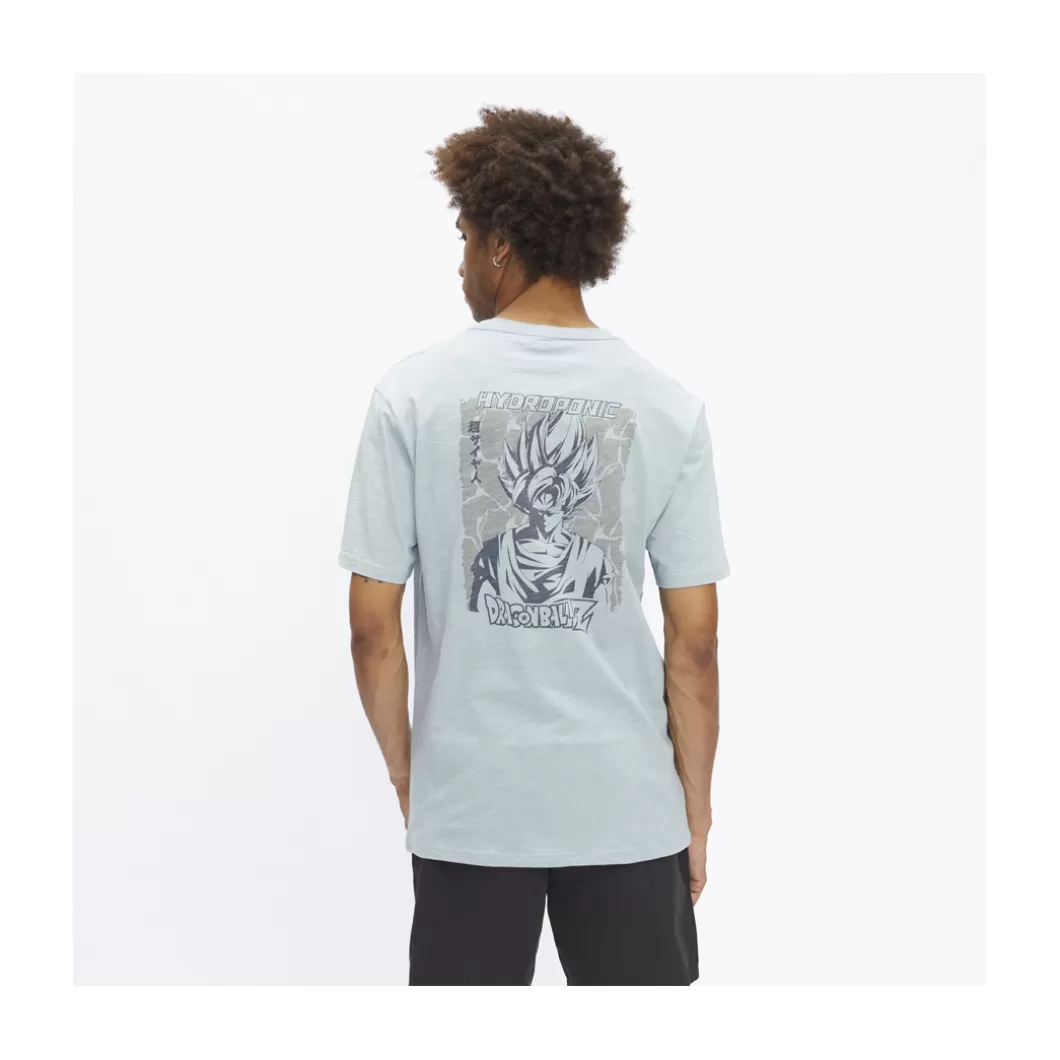 Hydroponic Camisetas Niño | Dragon Ball Z Colabo>Camiseta Niño DRAGON BALL Z SHADOW Dusty Aqua
