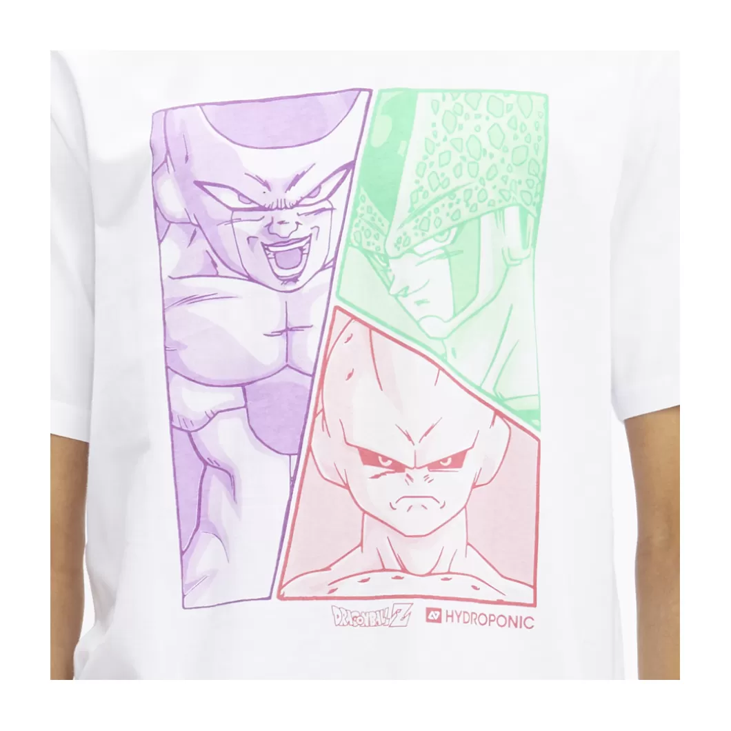 Hydroponic Camisetas Niño | Dragon Ball Z Colabo>Camiseta Niño DRAGON BALL Z VILLAINS White