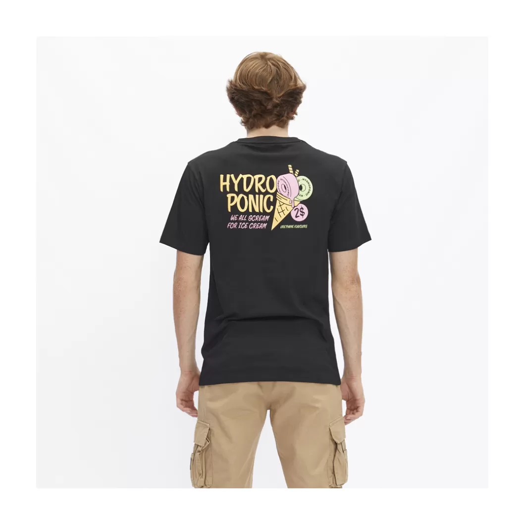Hydroponic Camisetas Niño>Camiseta Niño ICE CREAM Black